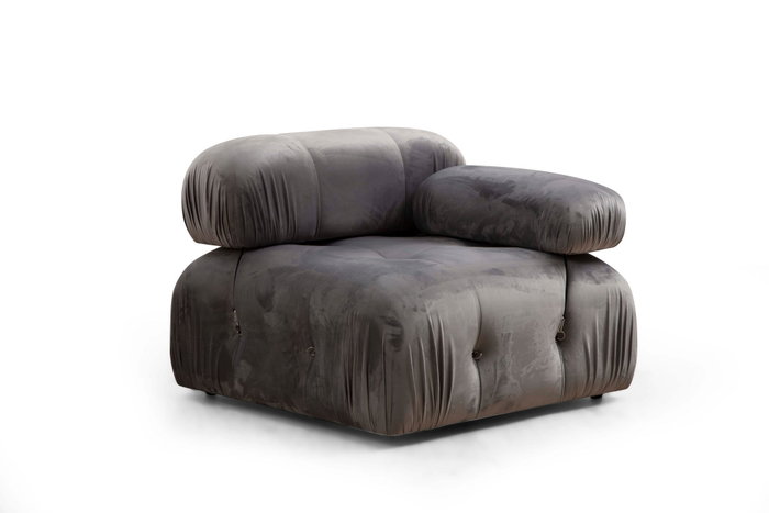Atelier Del Sofa Bubble Sofá de 3 Plazas Gris Antracita Atelier Del Sofa Bubble Sofá de 3 Plazas Gris Antracita